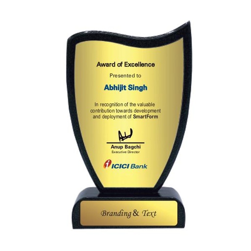 Wood & Metal Trophy WM 9877